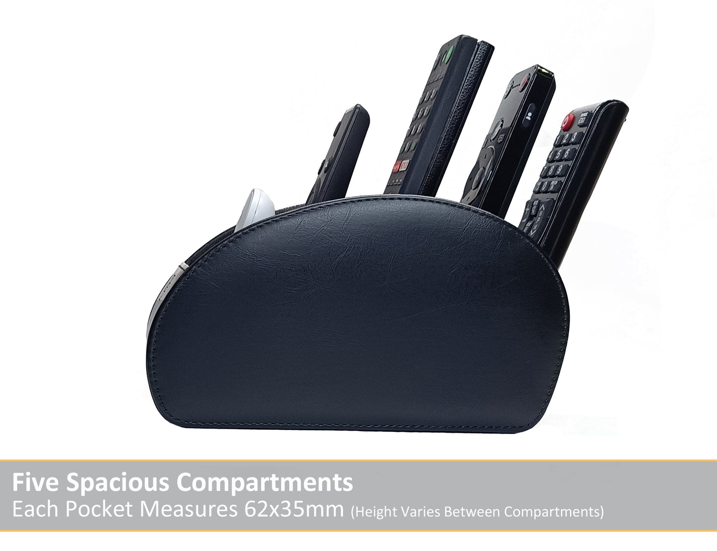 Remote Holder with 5 Compartments