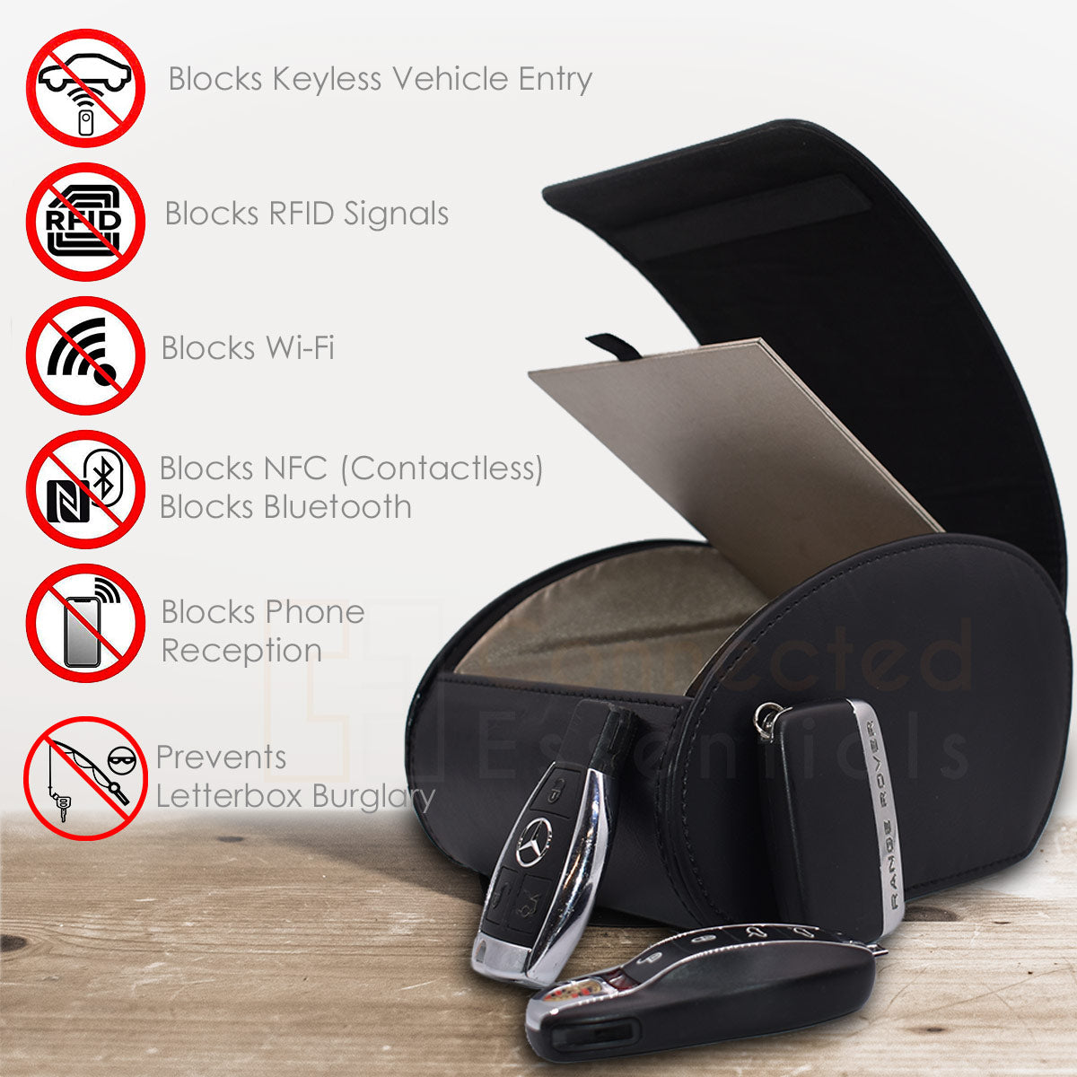 Signal Blocking Car Key Box For Keyless Vehicles - CEG-90