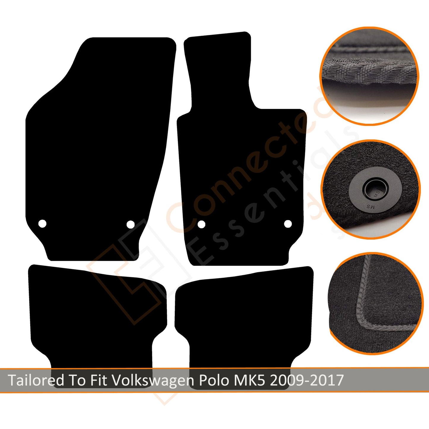 Volkswagen Polo Car Mats 2009-2017