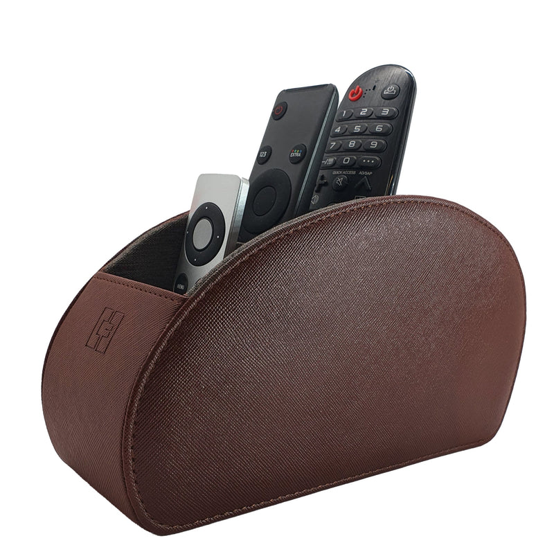 Brown remote control storage