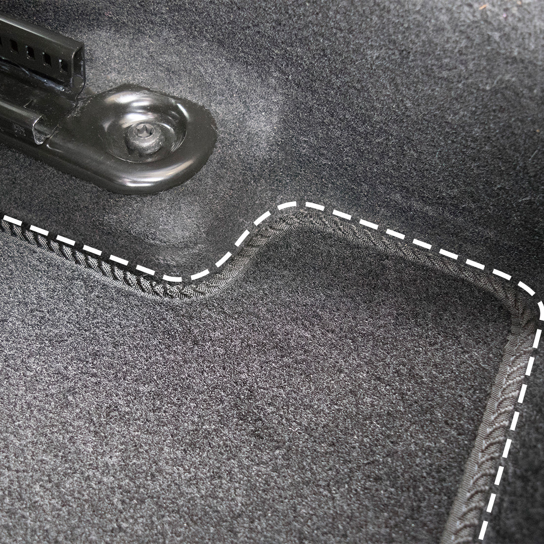 Nissan Qashqai Car Mats 2006-2013, Fully Tailored, Black