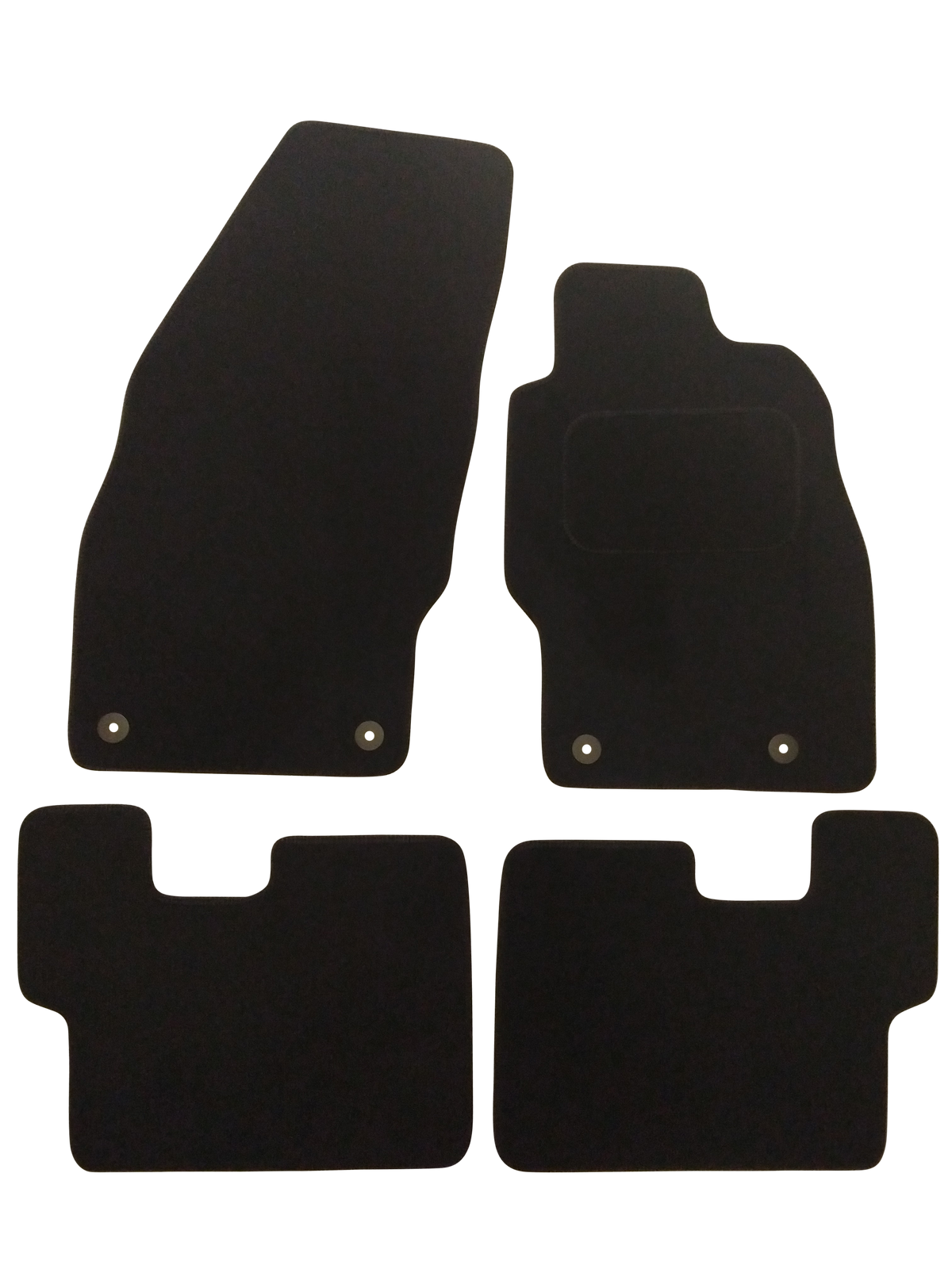Vauxhall Corsa Car Mats 2014-2019, Fully Tailored, Black