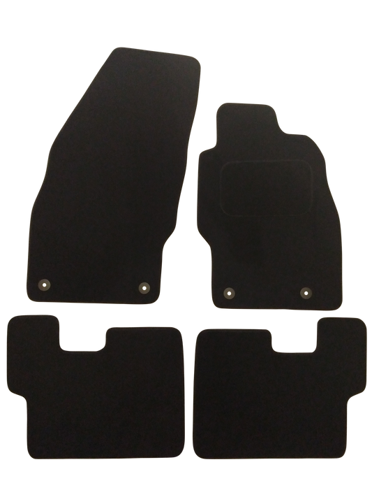 Vauxhall Corsa Car Mats 2014-2019, Fully Tailored, Black