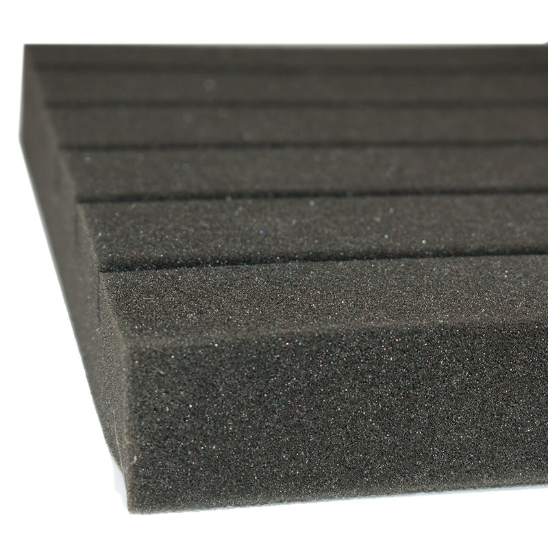 30cm Acoustic Foam Panels - Pyramid Diffusion Tiles Pack of 8