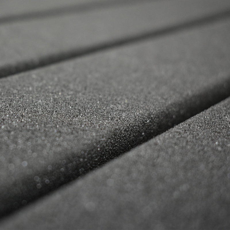 Close up of Connected Essentials Foam 30cm Acoustic Notch Foam Panels