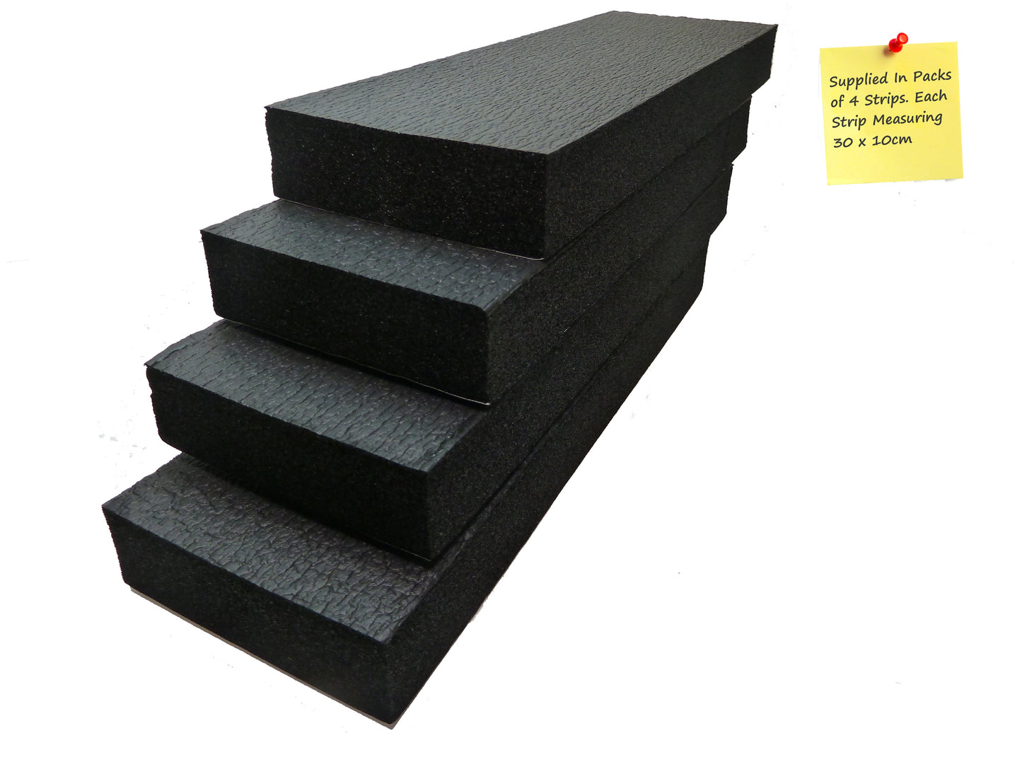 Self Adhesive Car Door Protectors & Multipurpose Foam Pads Pack of 4, 27cm x 10cm