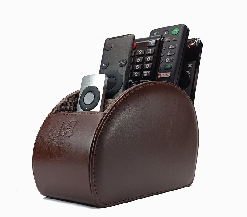 Luxury TV Remote Control Holder brown