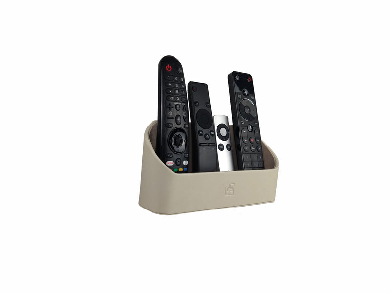 Remote Control Holder For Wall beige Angle