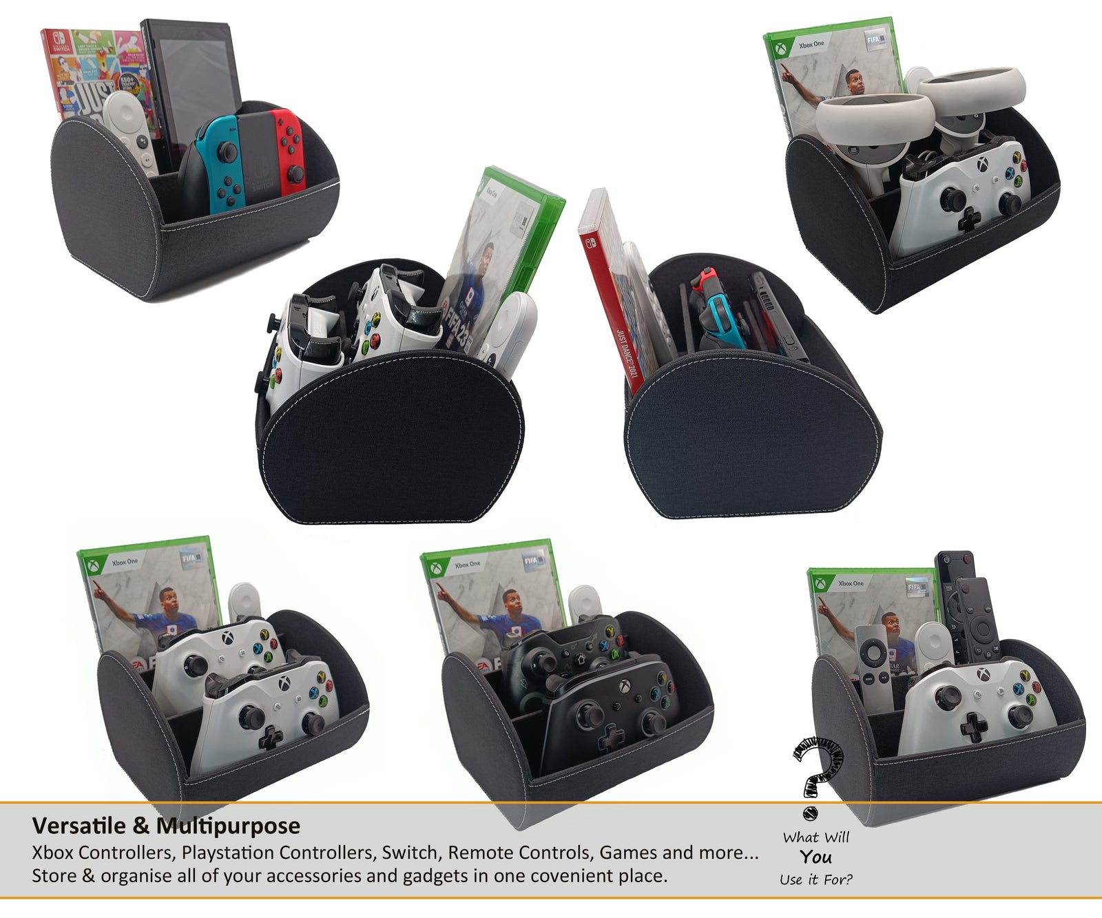 Games Console Controller Holder & Charging Stand - CEG-61